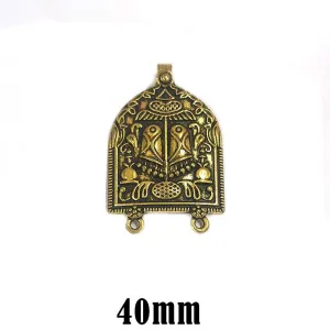 1 Pcs Pack German Silver Pendant Size About 40mm