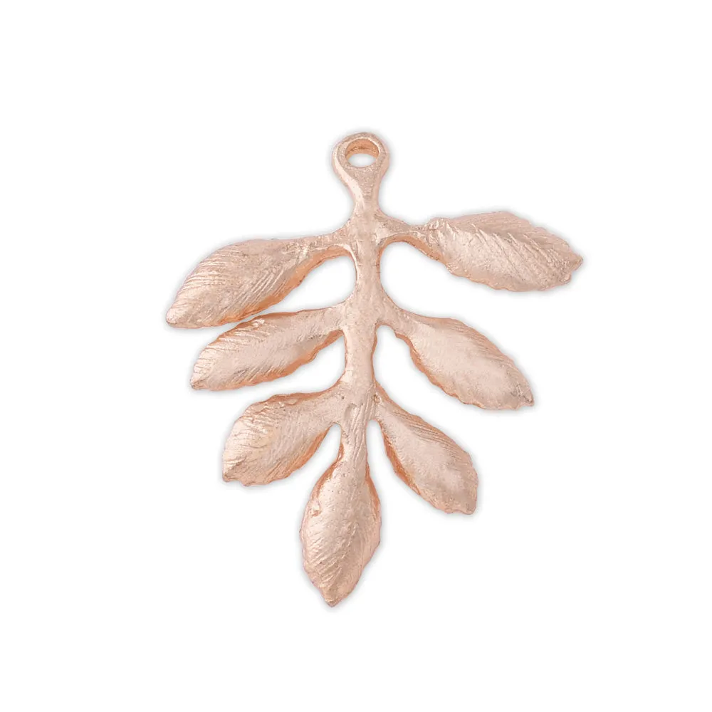 10 Gold  3.6*3.0cm Charm Alloy Leafs Metal Pendant accessories Jewelry findings Diy Handmade Pendants