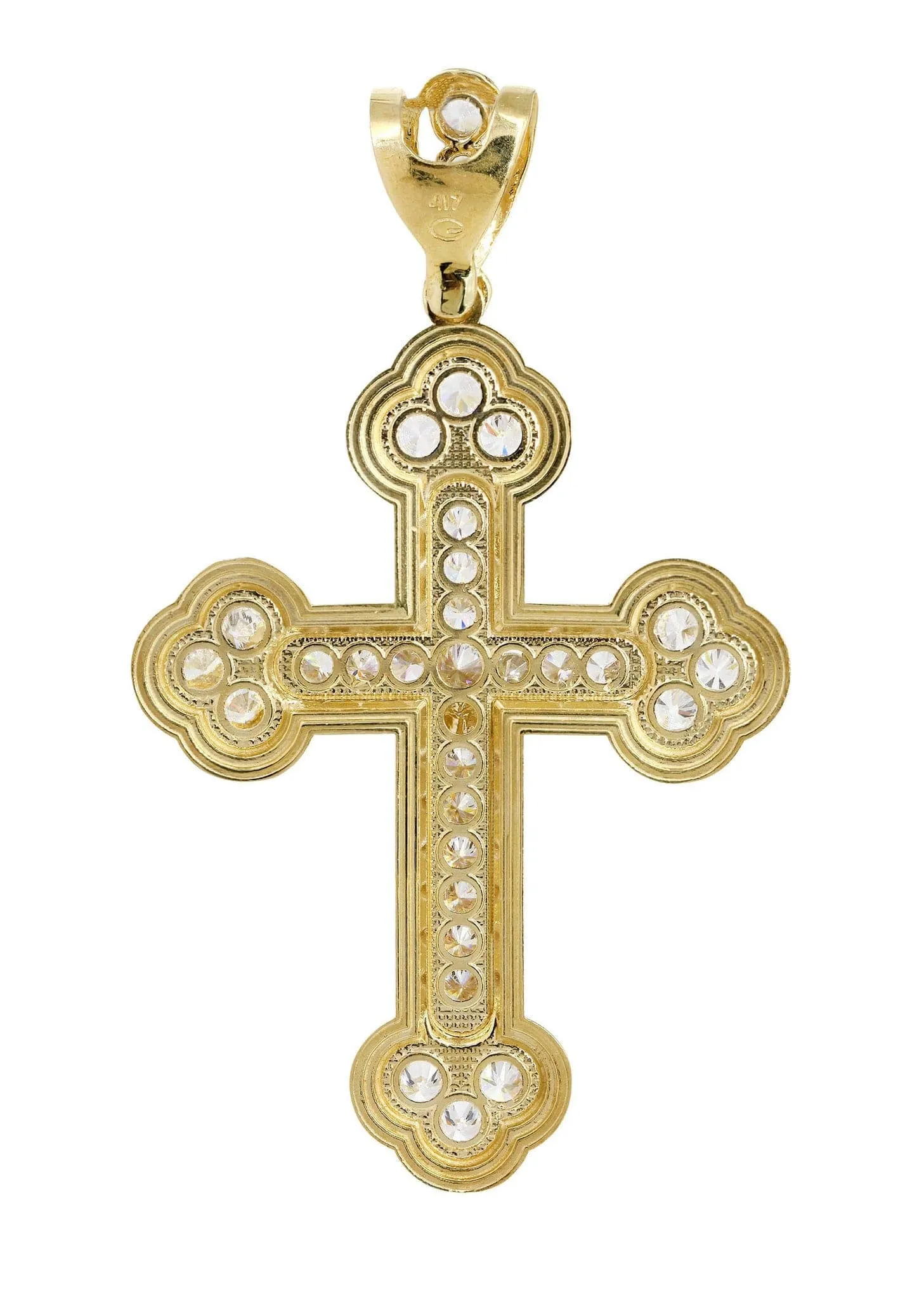 10K Gold Cross / Crucifix Pendant  |  13 Grams