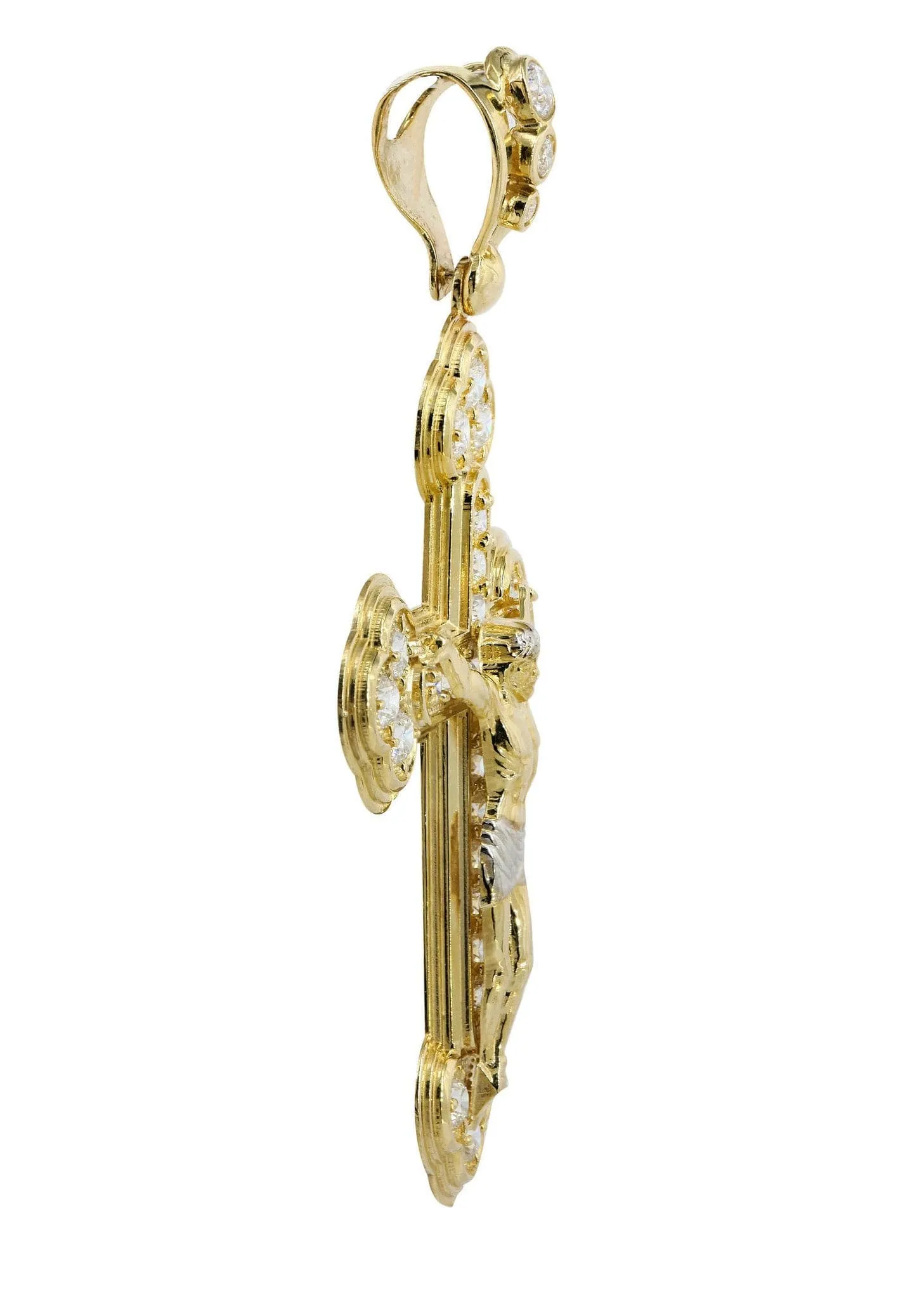 10K Gold Cross / Crucifix Pendant  |  13 Grams