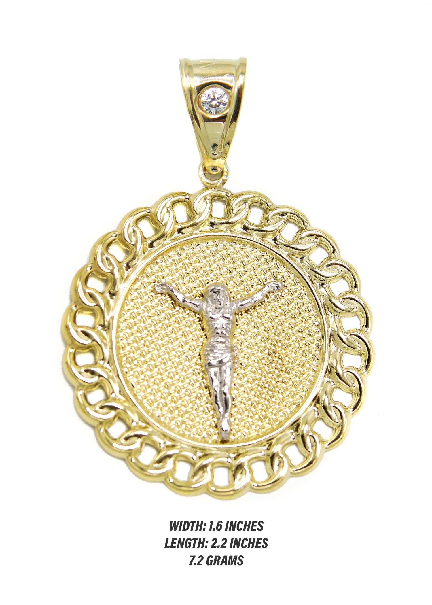 10K Gold Jesus Pendant | 7.2 Grams