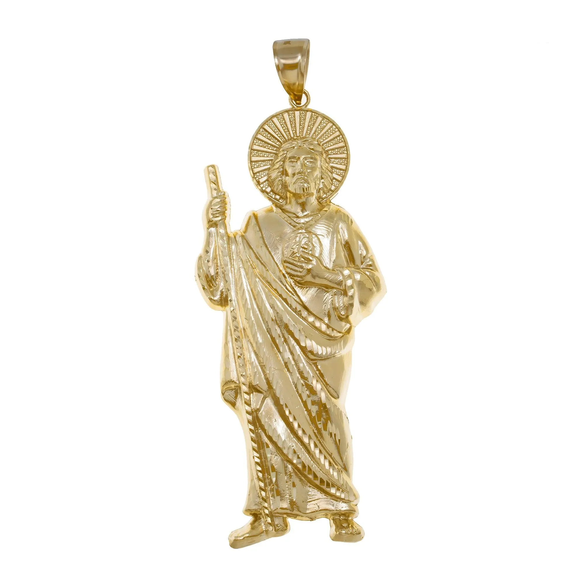 10K GOLD ST. JUDE PENDANT 46.3G