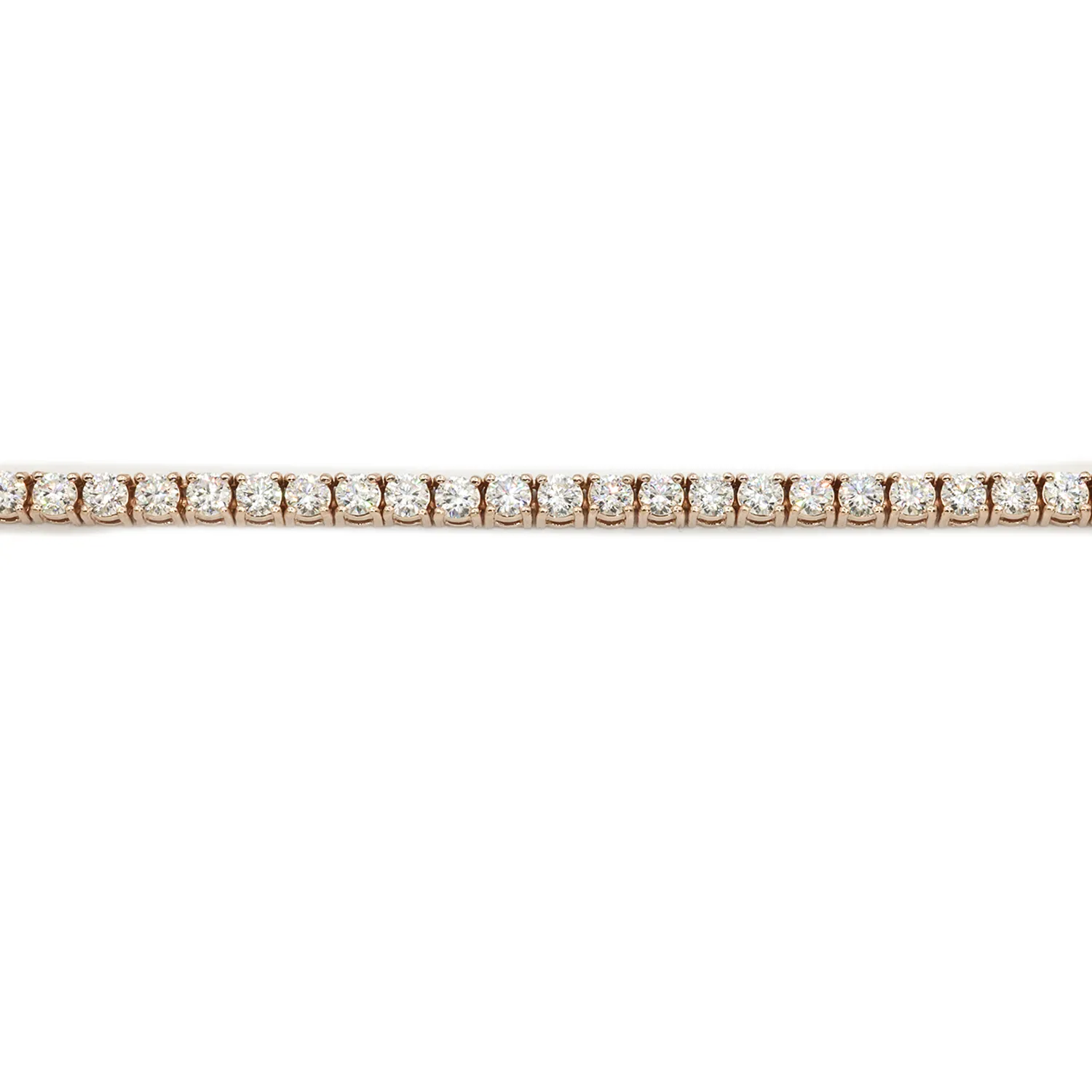 14k Tennis Necklace 40 Ctw Lab Made Diamond