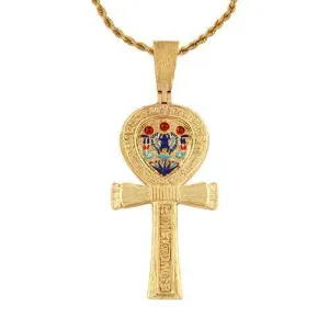 14k Yellow Gold Ankh Pendant