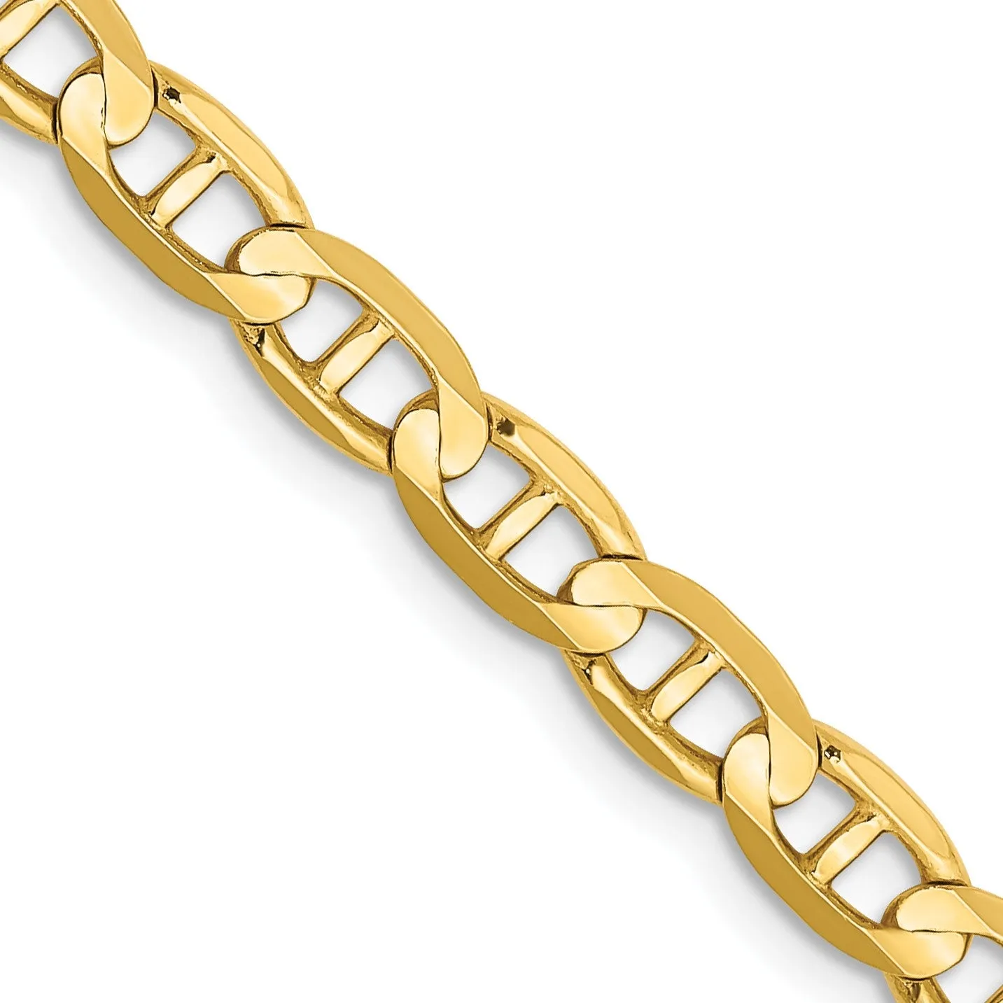 14KT Yellow Gold 24-inch 4.5MM Anchor Link Chain