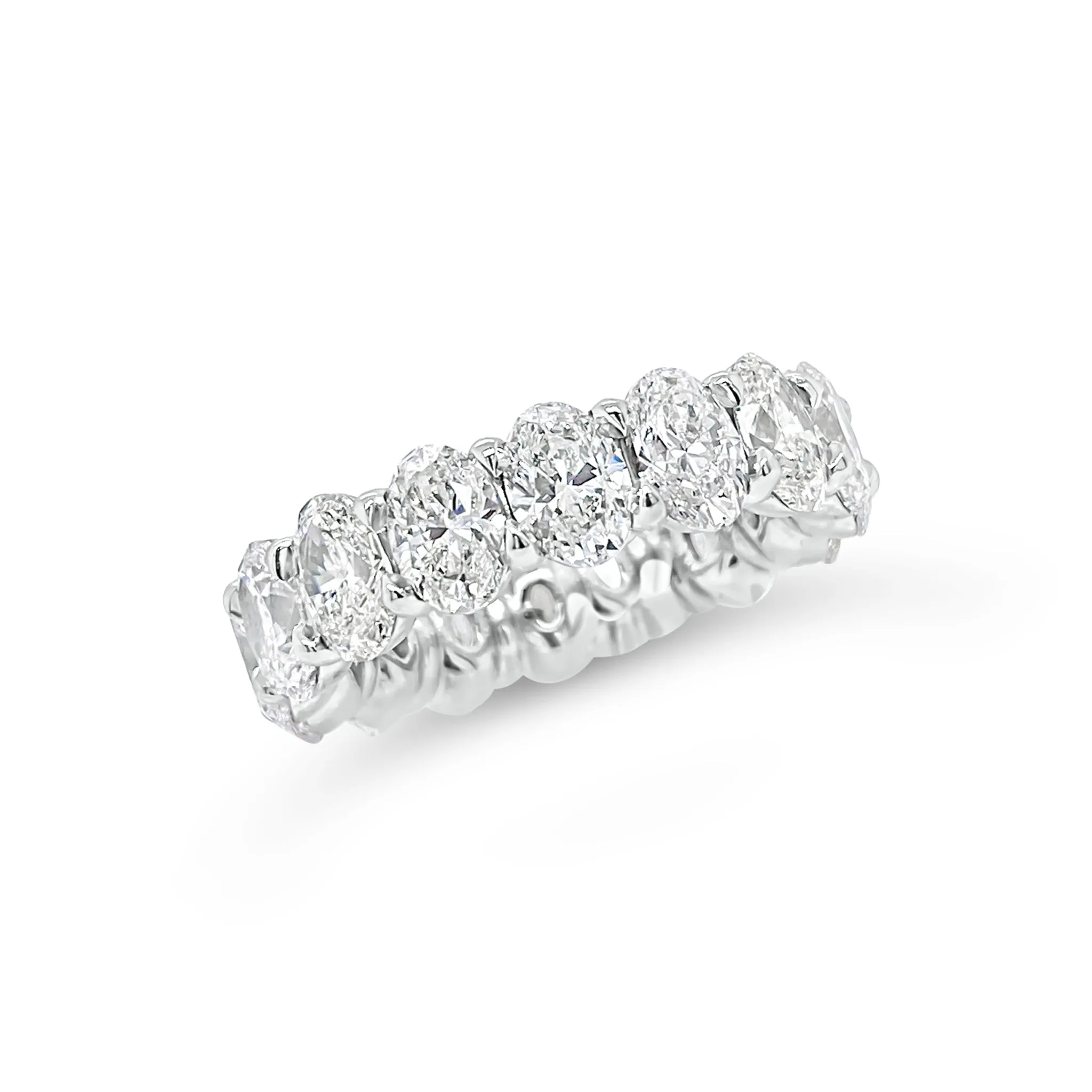 6.33 ct Diamond Ovals Wedding Band