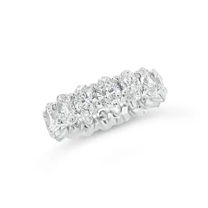 6.33 ct Diamond Ovals Wedding Band