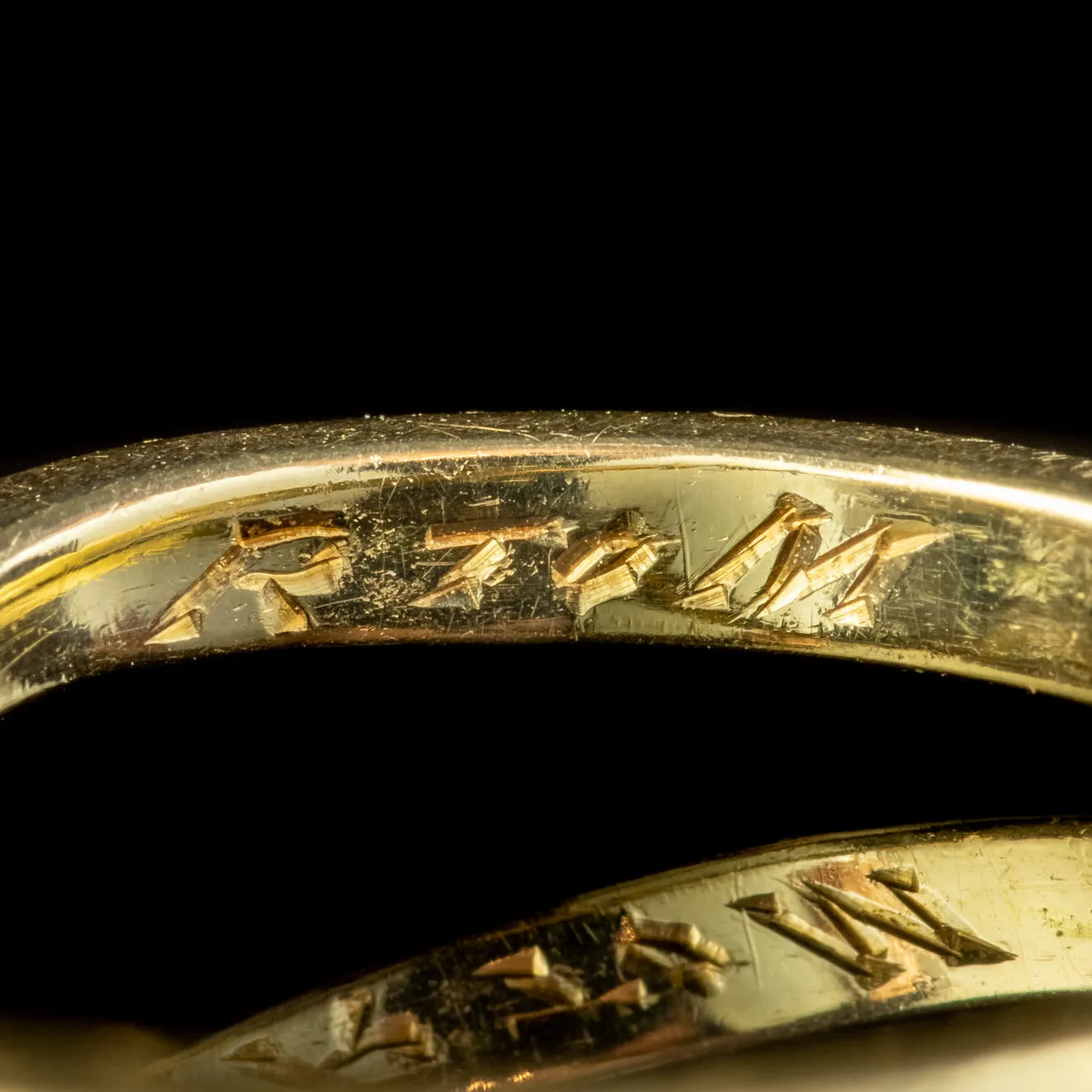 Antique Edwardian 1ct Diamond Twist Ring 18ct Gold Circa 1910