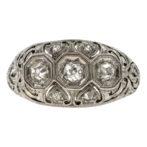 Art Deco Diamond Ring, 0.43ctw.