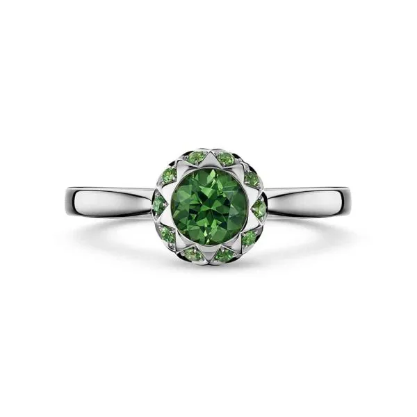 Asteria Tsavorite Solitaire