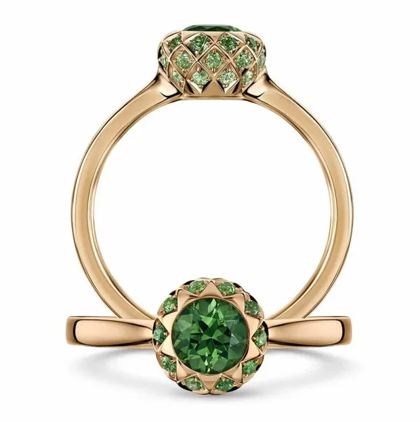 Asteria Tsavorite Solitaire