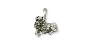 Australian Shepherd Pendant Jewelry Sterling Silver Handmade Dog Pendant AU11N-P