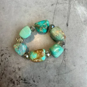 Authentic Turquoise Nugget Bracelet