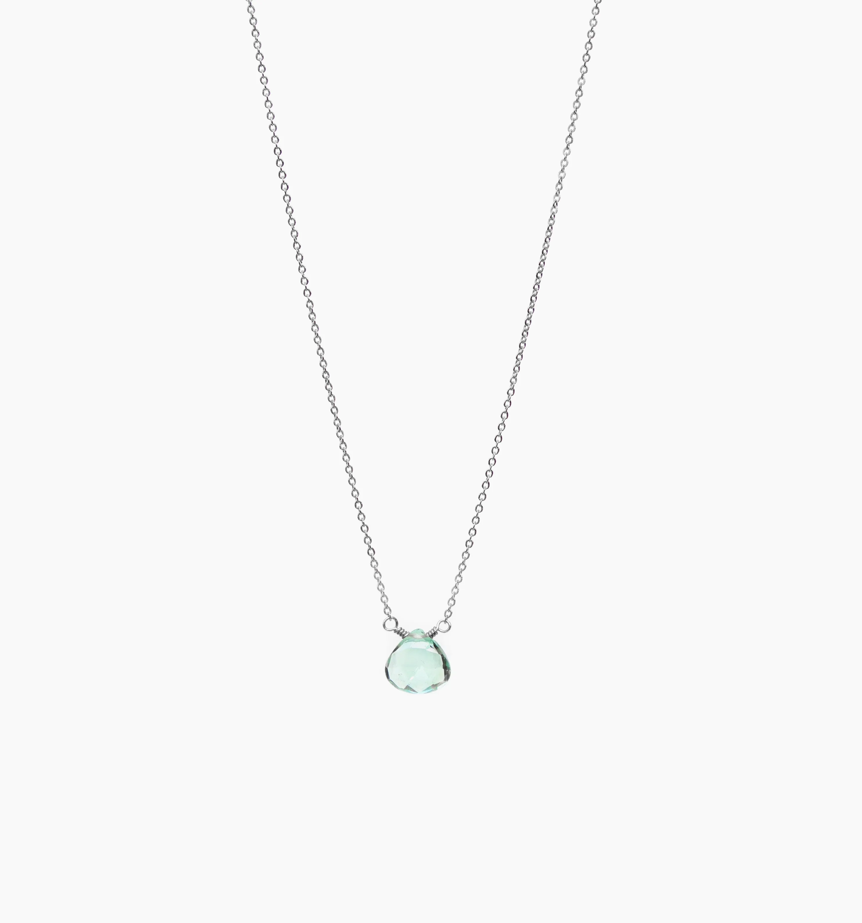 Ava Necklace ~ Blue Topaz