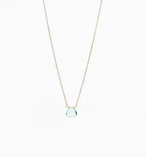 Ava Necklace ~ Blue Topaz