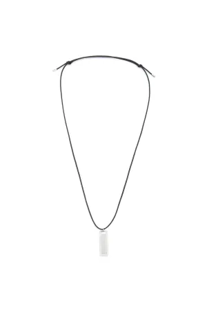 Bar Necklace in Platinum