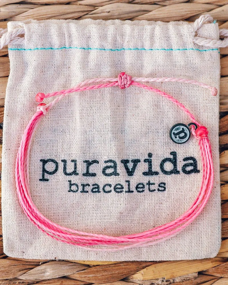 Boarding 4 Breast Cancer Bracelet in Pink