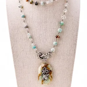 Buzzing Beauty Beaded Bauble Necklace