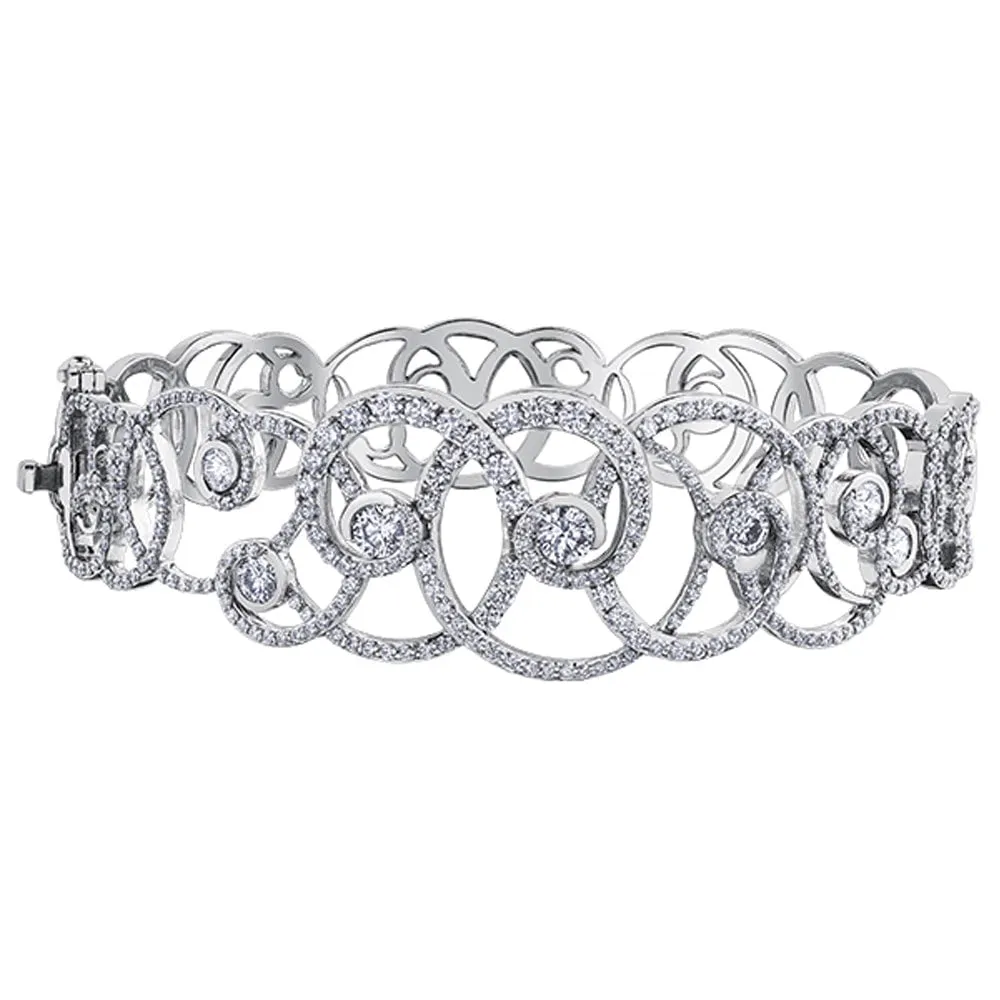 Canadian Diamond Unfurling Bangle Bracelet