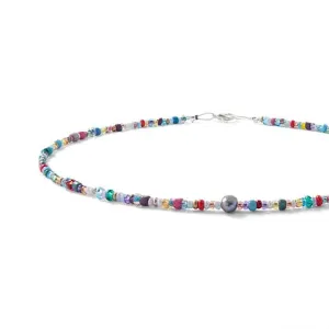 Carrie Elspeth Multicoloured Fusion Beaded Necklace