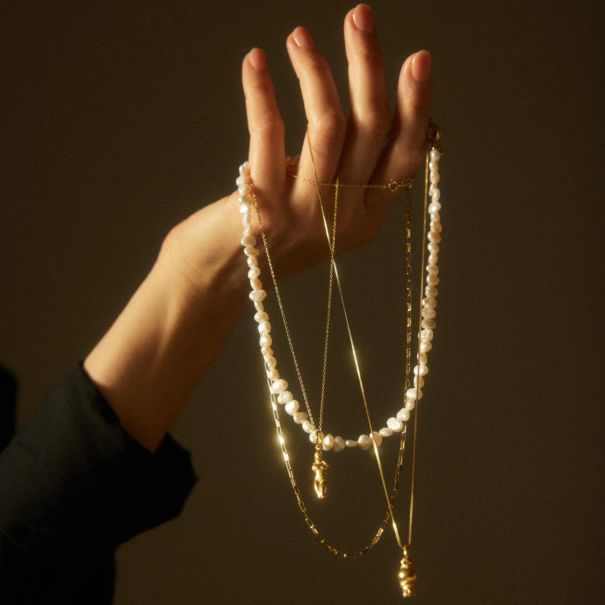 Chunky Chain Necklace in Gold