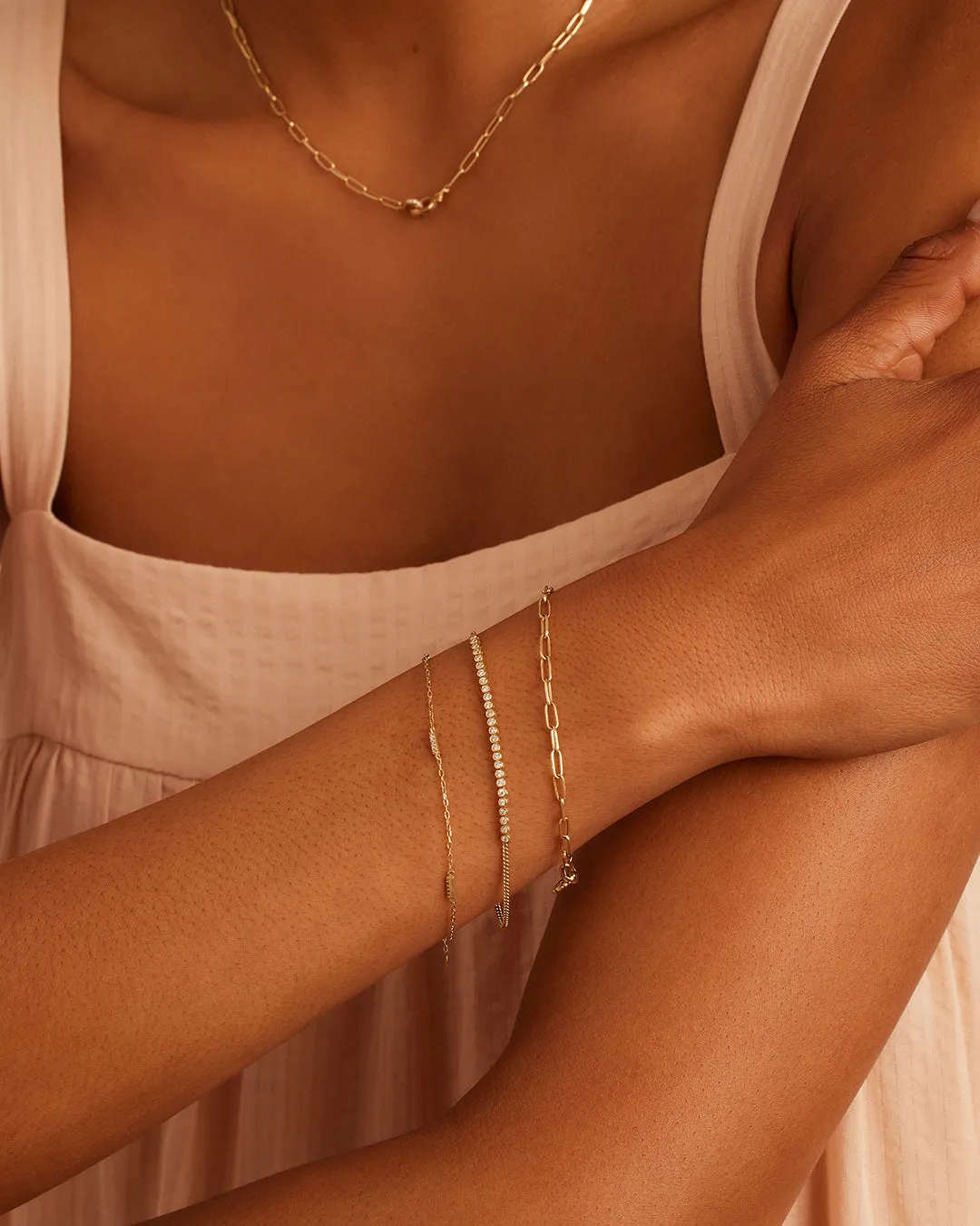 Classic Diamond Row Bracelet