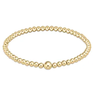 Classic Gold 4mm Bead Bangle