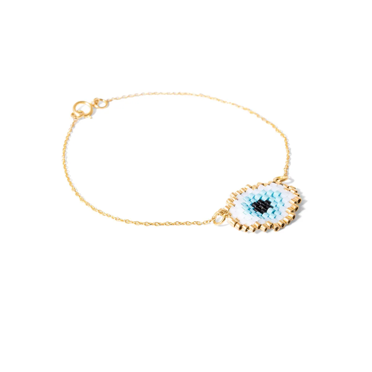 Color Eye Chain Bracelet