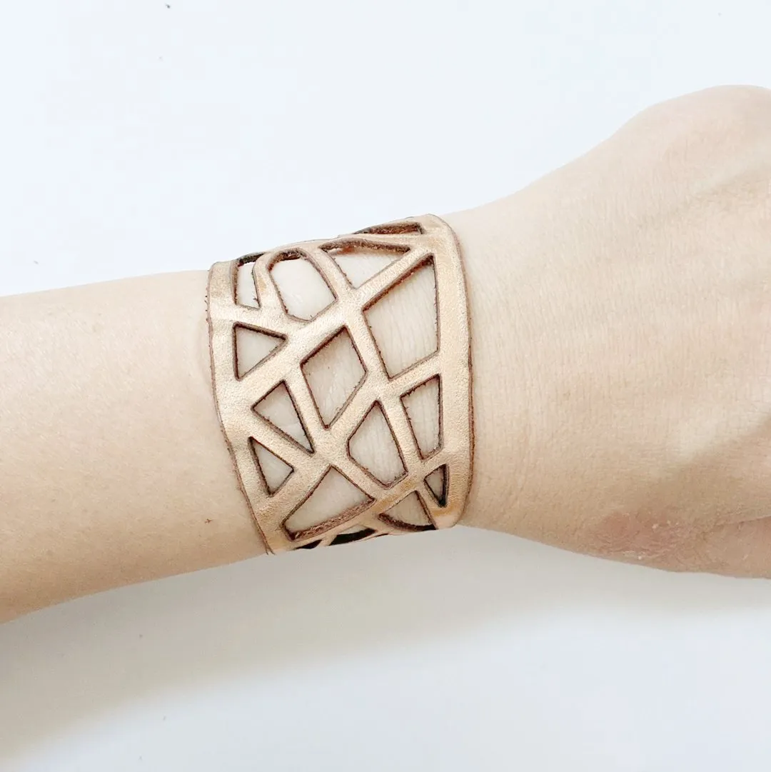 Cutout Leather Band - Barcelona Design