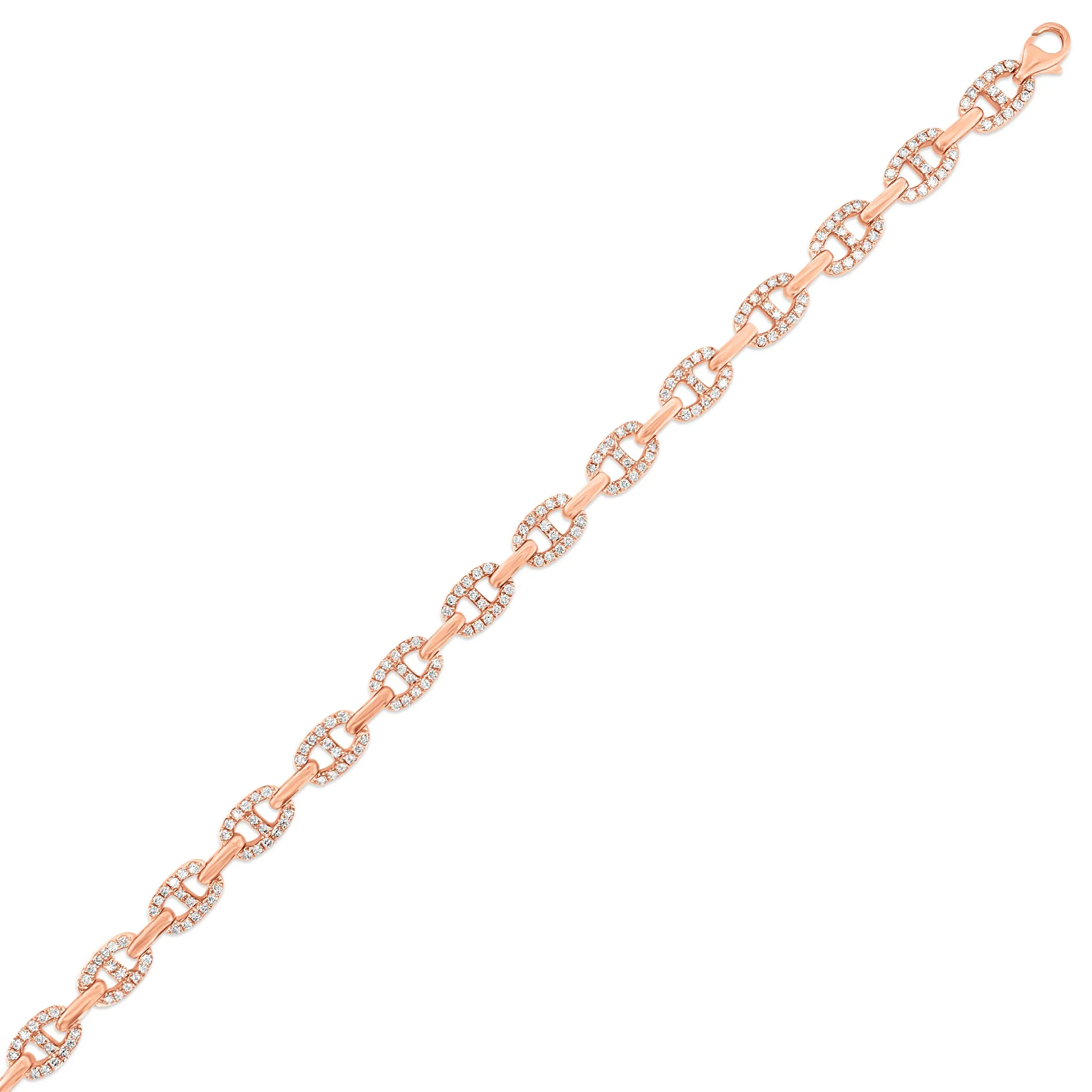 Diamond Classic Chain Link Bracelet