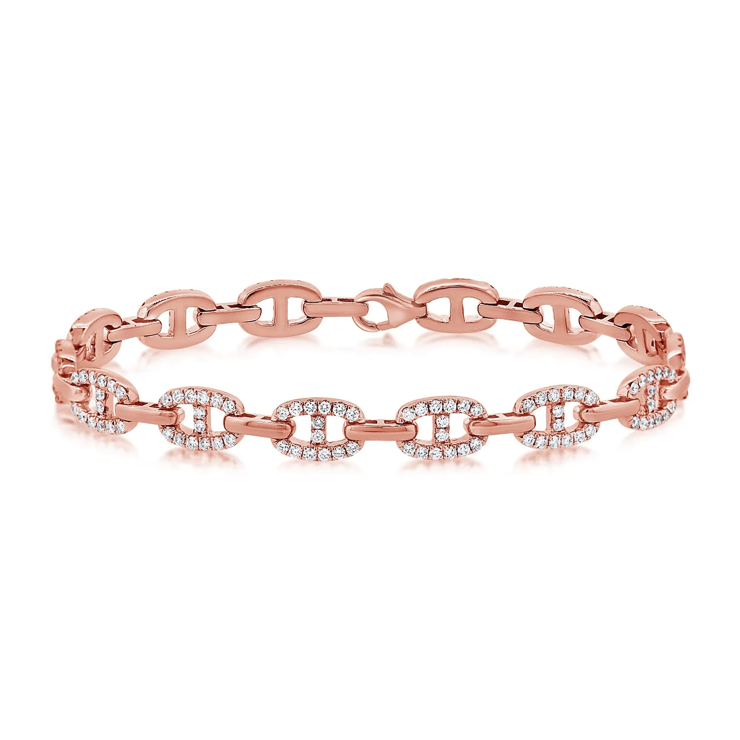 Diamond Classic Chain Link Bracelet