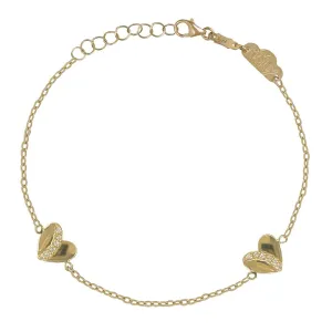 Diamond Heart Bracelet