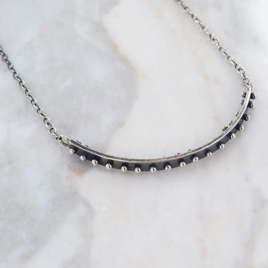 Dot Arc Necklace