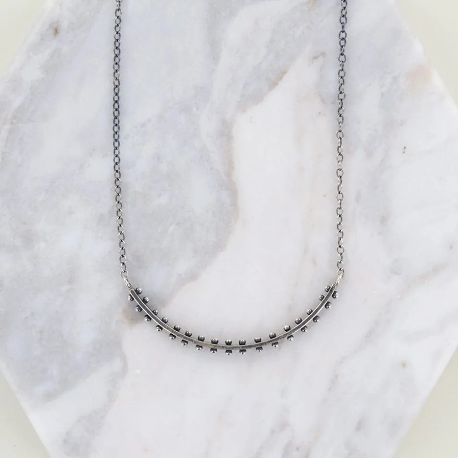 Dot Arc Necklace