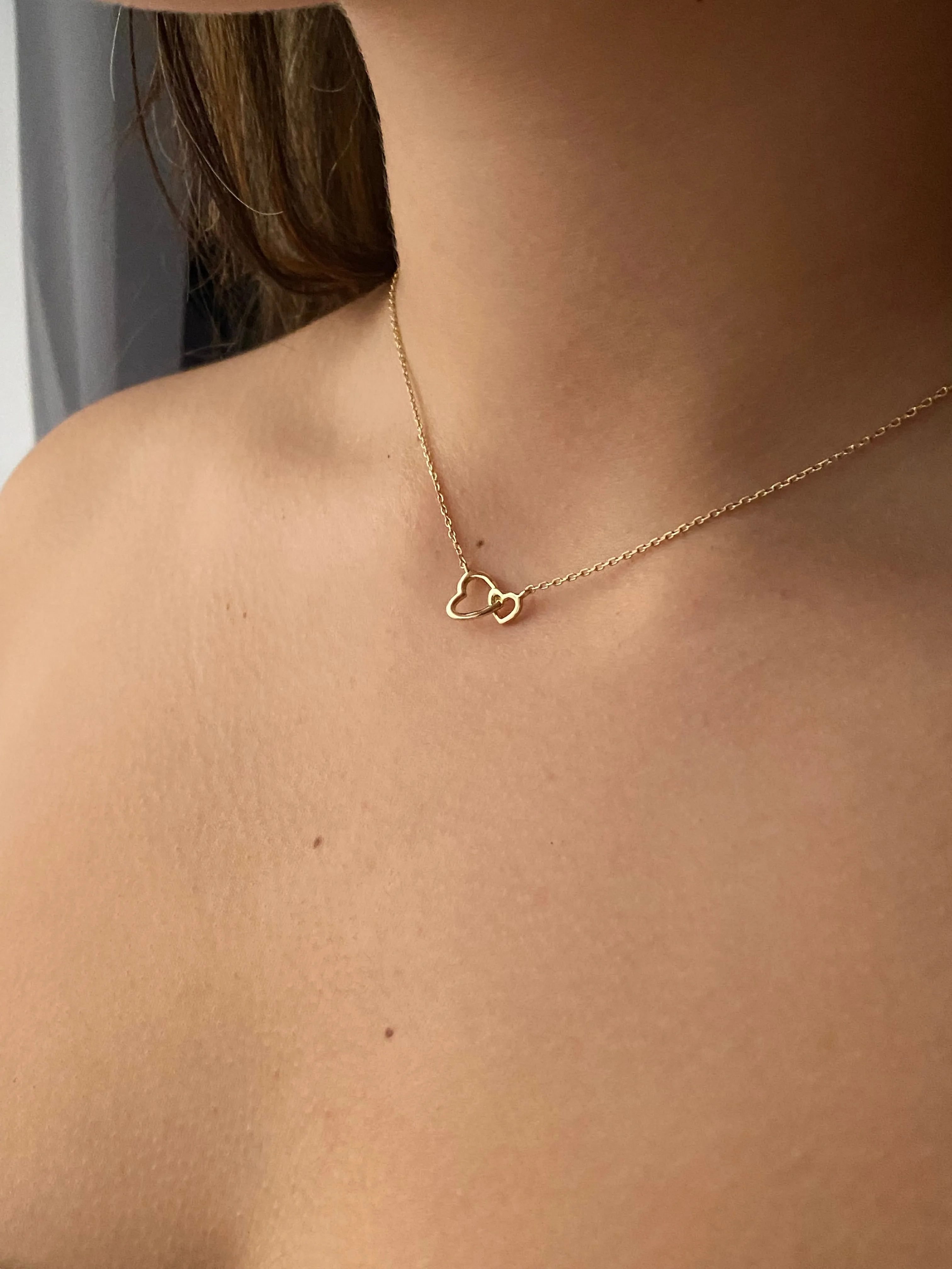 Double Heart Necklace