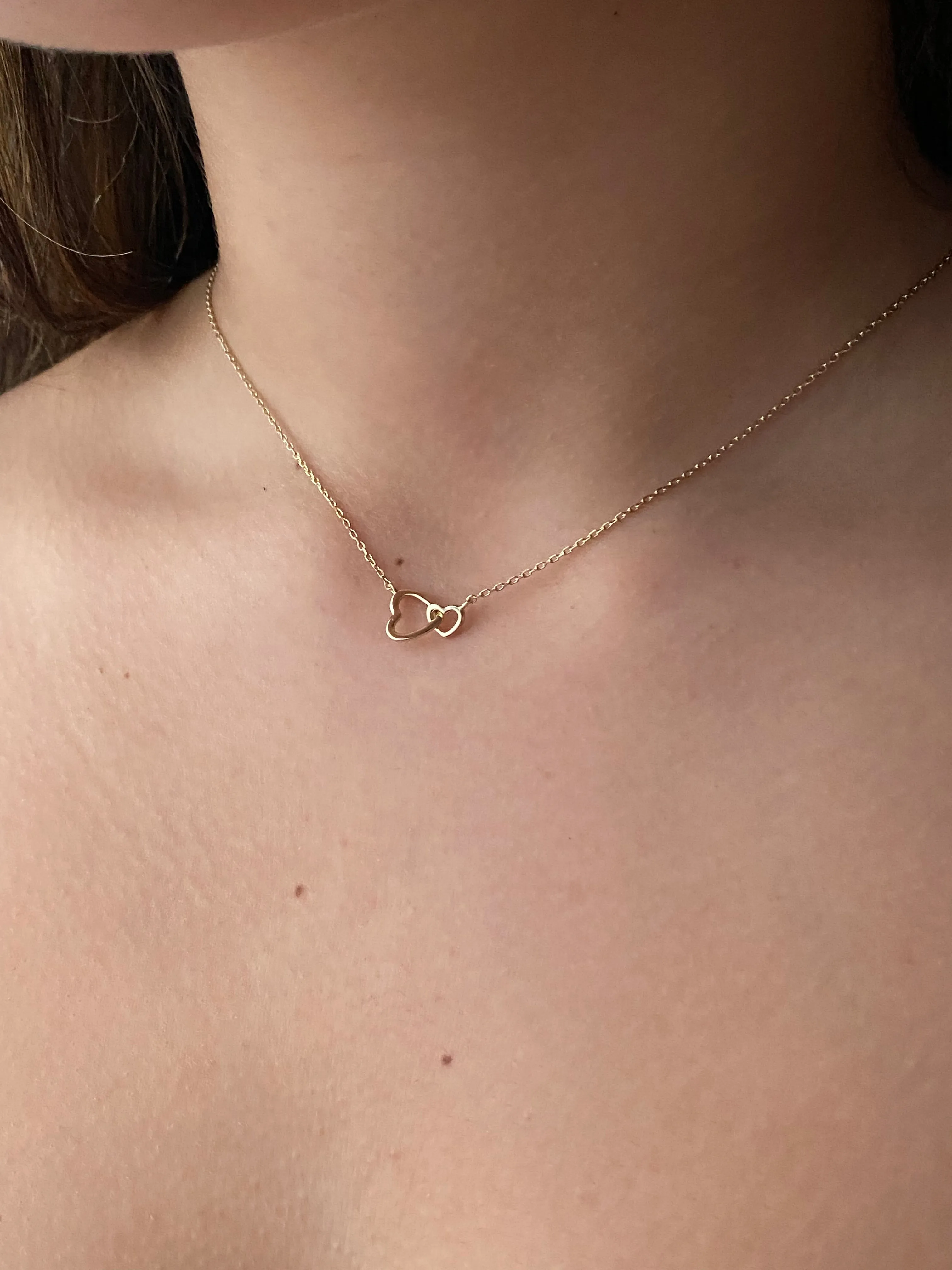 Double Heart Necklace