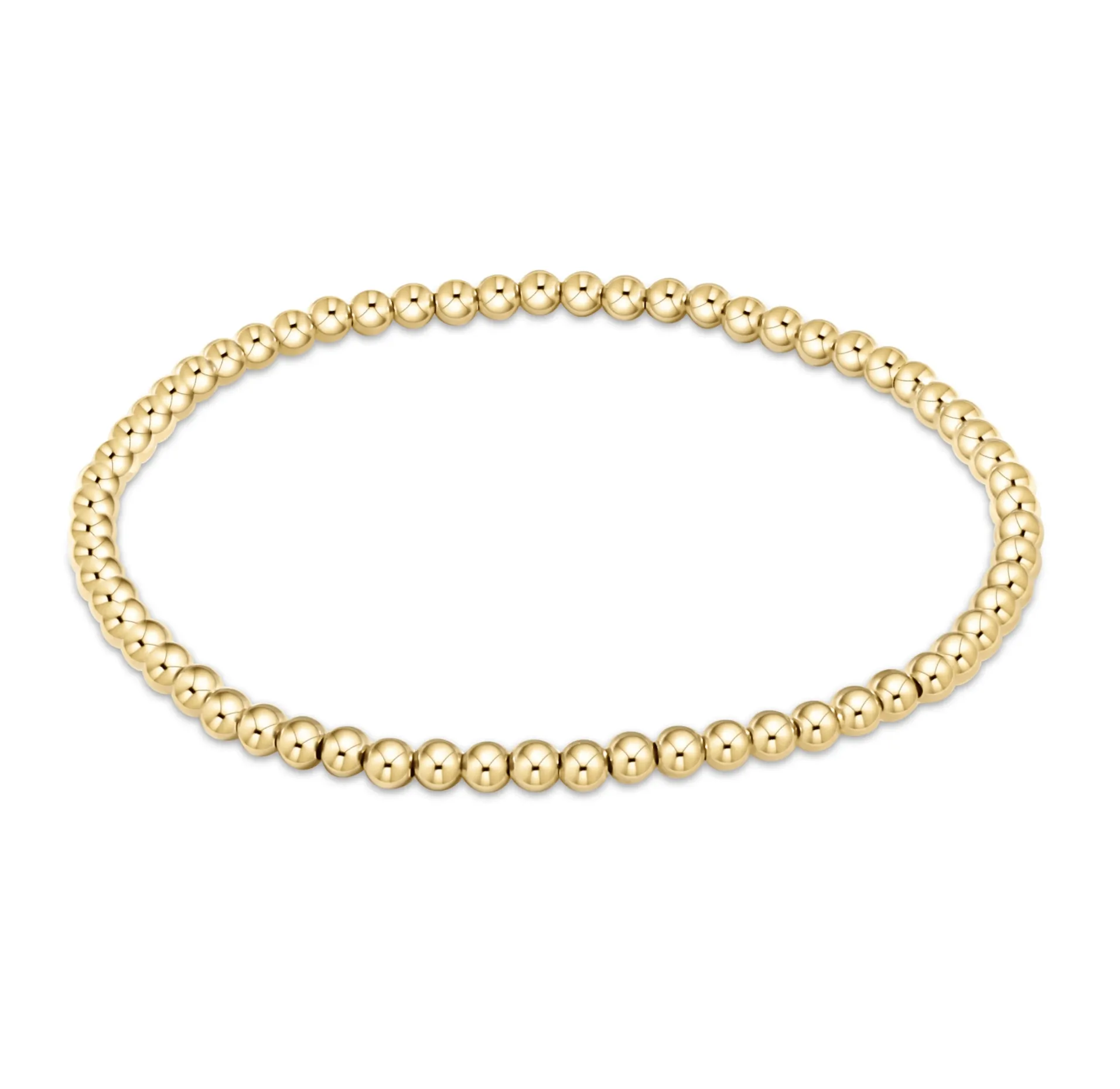 E Newton Classic Gold 3mm Bracelet