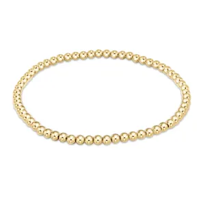 E Newton Classic Gold 3mm Bracelet