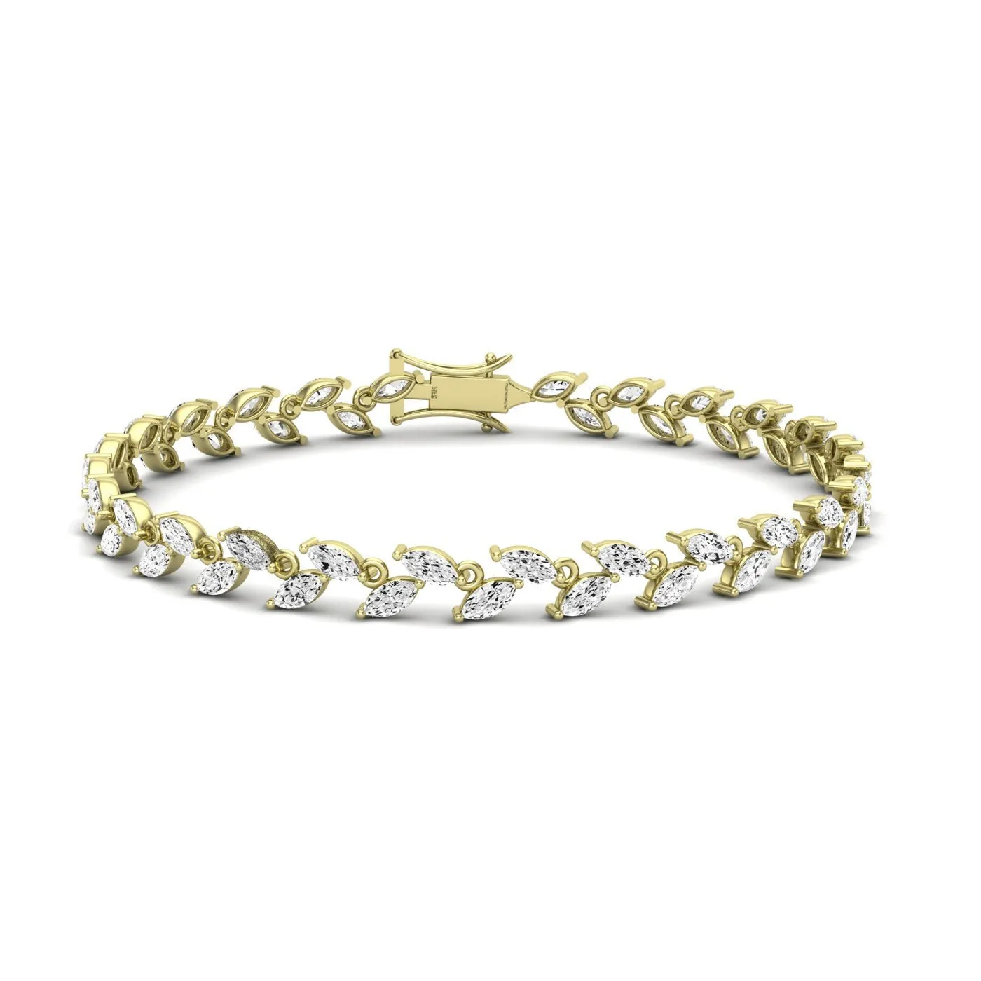 Edina Classic Marquise Moissanite Bracelet