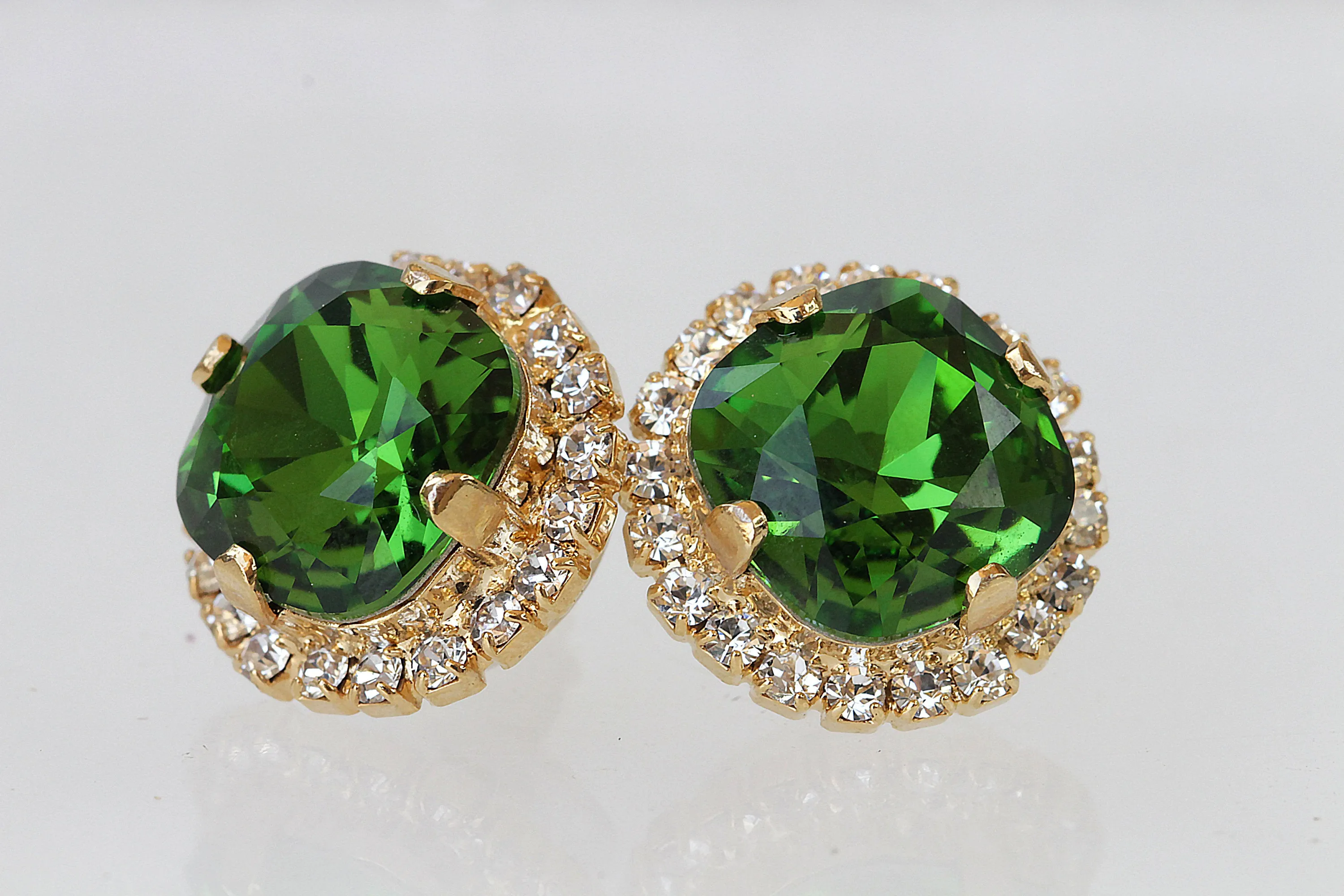 EMERALD BRIDESMAID EARRINGS