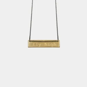 Fly high - necklace - silver 925 - gold plated