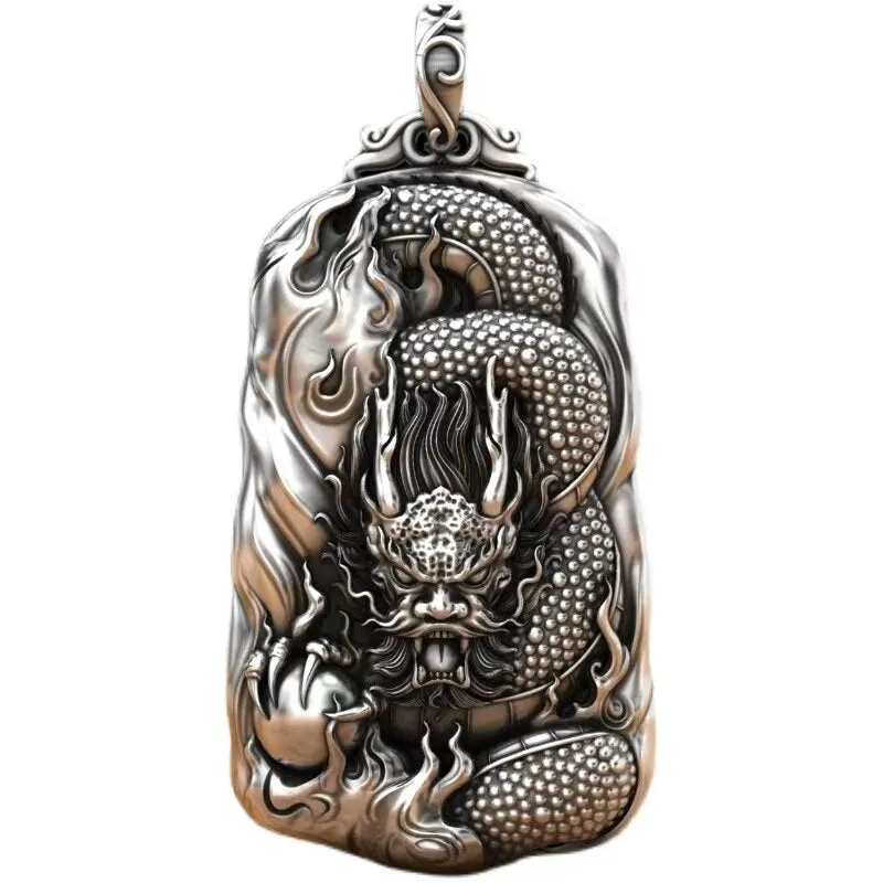 Flying Dragon Spin Dragon Pendant