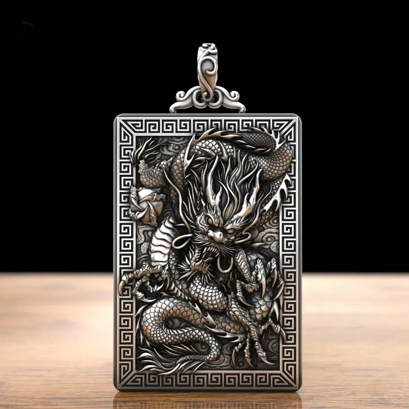 Flying Dragon Spin Dragon Pendant