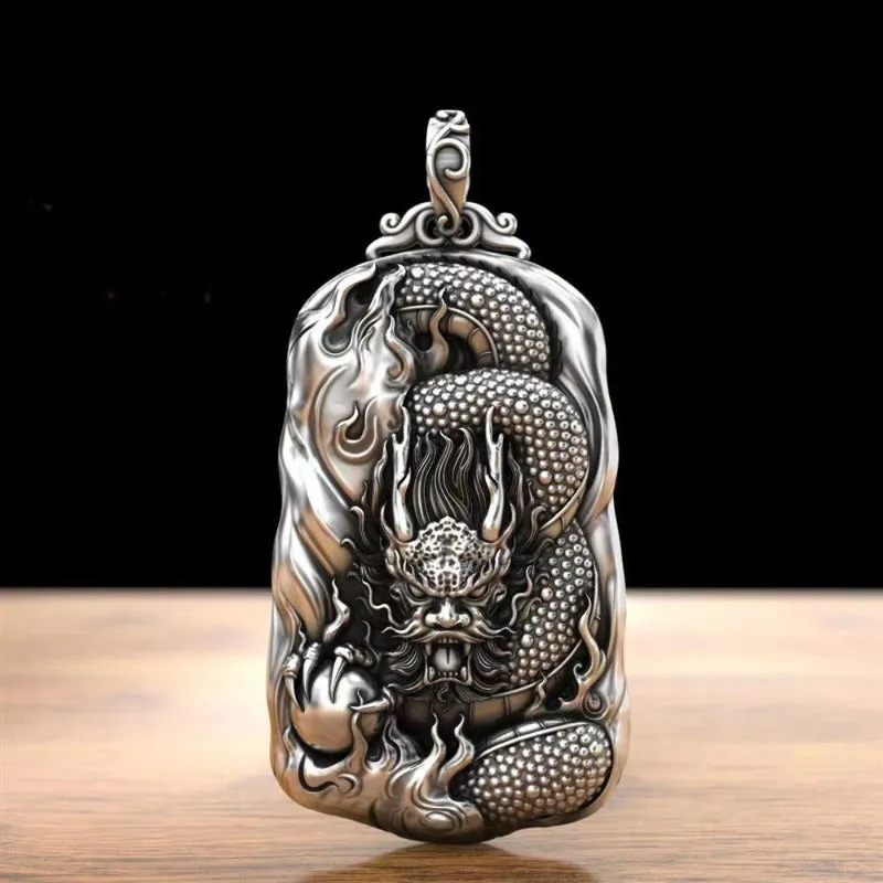 Flying Dragon Spin Dragon Pendant