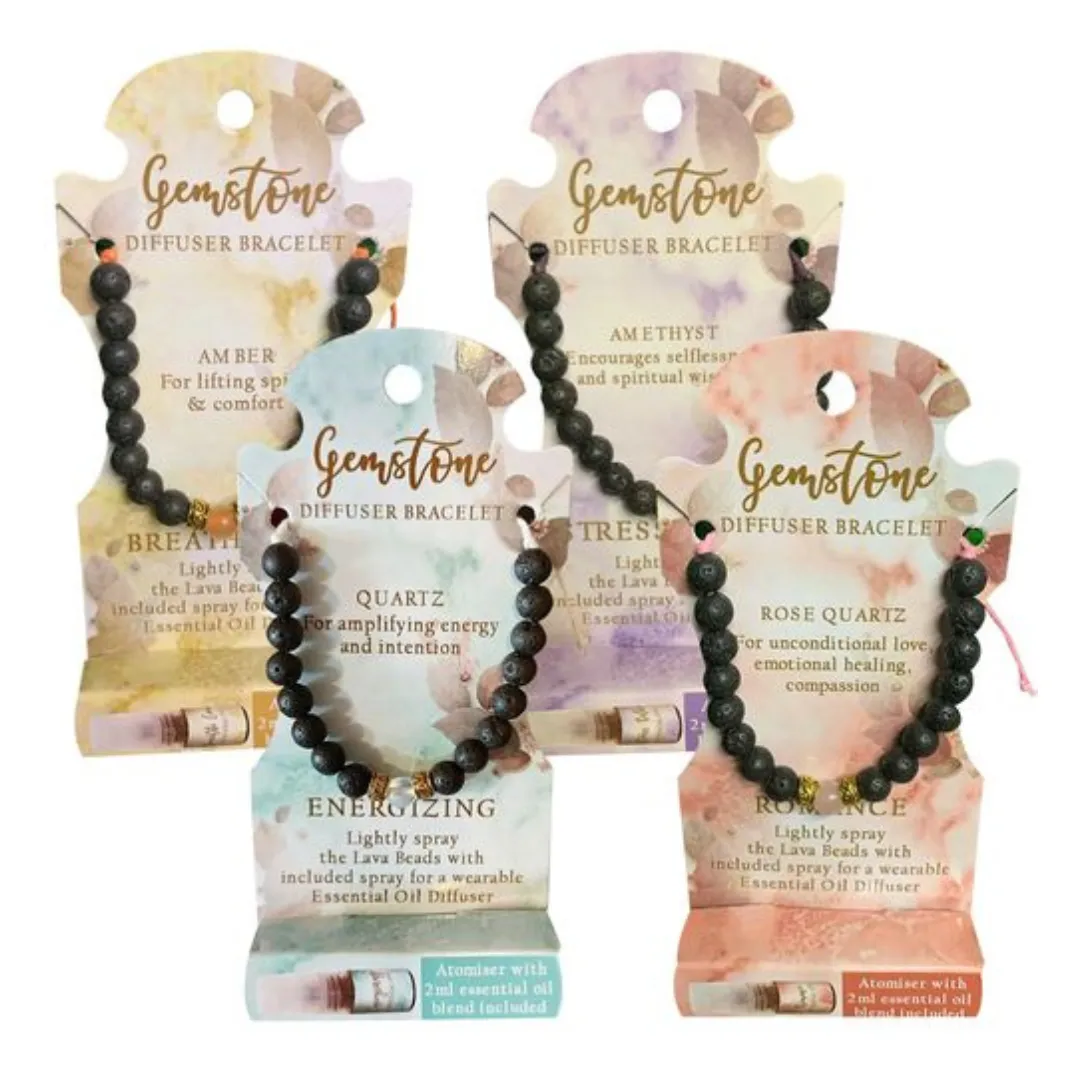 Gemstone Diffuser Bracelet Essential Oil