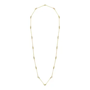 Gold-Plated Silver Lou Necklace 70 cm