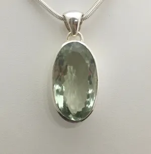 Green Amethyst Pendant