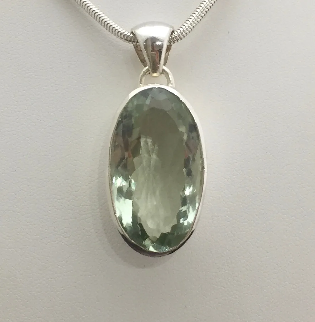 Green Amethyst Pendant