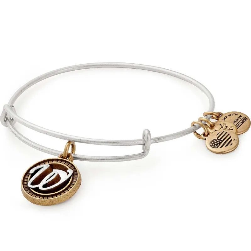 Initial Two Tone Bracelet Collection