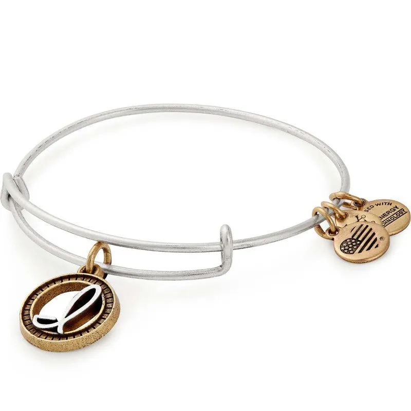 Initial Two Tone Bracelet Collection